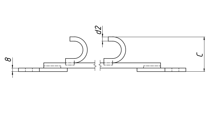 Чертеж кабельного подвеса для рудников