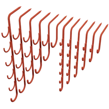 Металлические забивные кабельные кронштейны для крепления нескольких кабелей в горной выработке