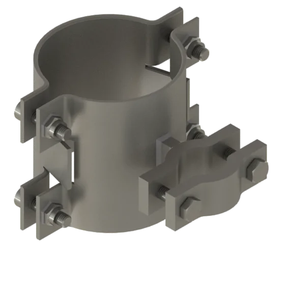 Крепление СК для кабеля в вертикальном шахтном стволе