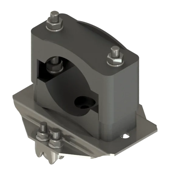 Кабельное крепление для вертикальных выработок