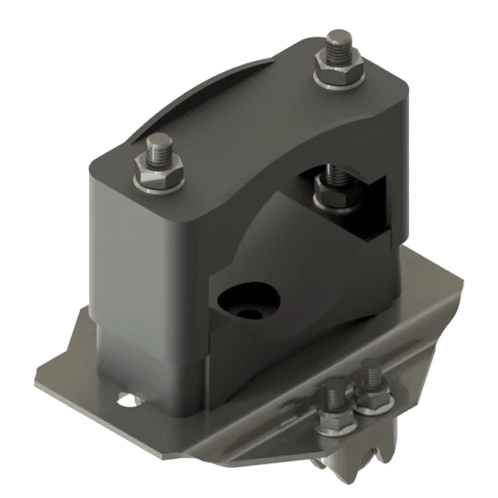 Кабельное крепление для наклонных выработок